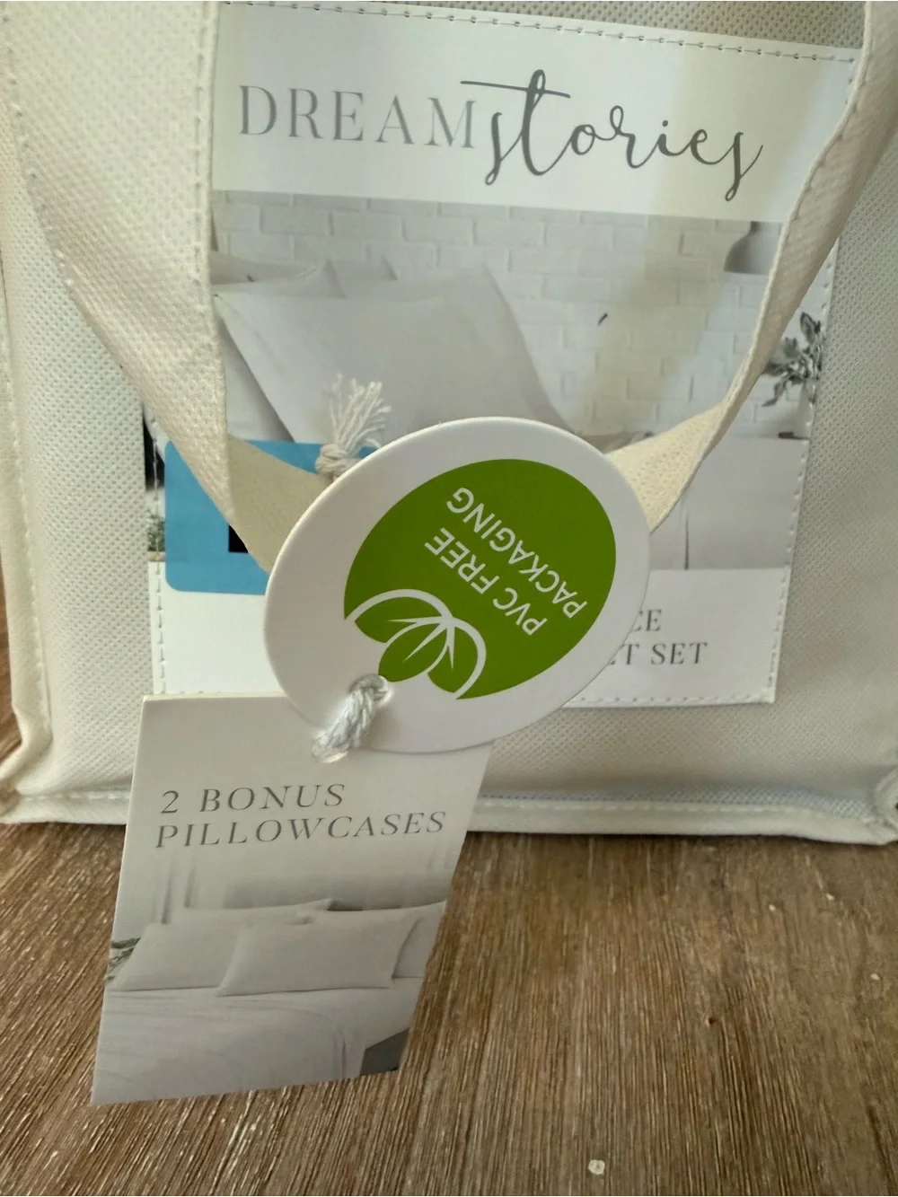 Dream Stories FULL 6PC Extra soft Sheet Set White sand (oatmeal/ivory) color NEW